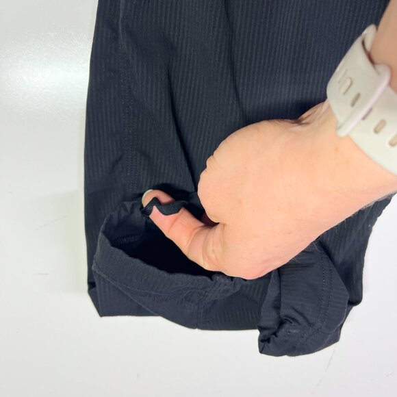 Lululemon Size 4 Studio Crop Black Pants Pull-on Drawstring Cuffs W6601S - Picture 3 of 6